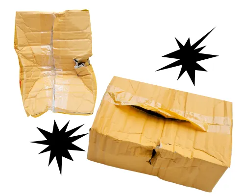 傾きや転倒による損傷