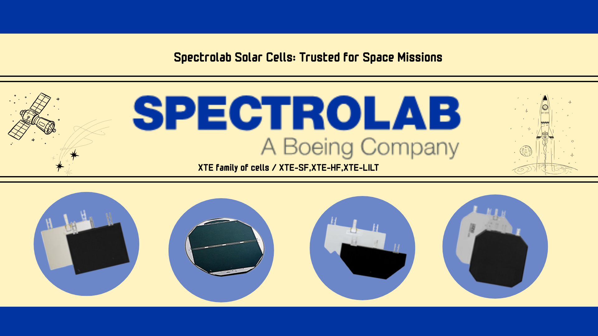 Spectrolabが支える宇宙用ソーラーセル