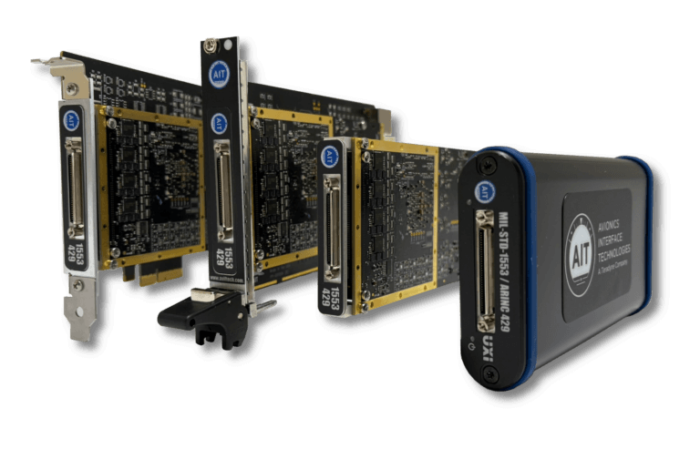 AIT社　MIL-STD-1553/ARINC429対応　各種規格ボードのお知らせ