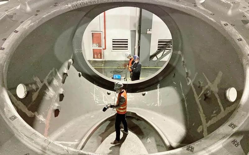 SCANTECH社KSCANの活用事例:風力発電におけるタービンハブの3D計測