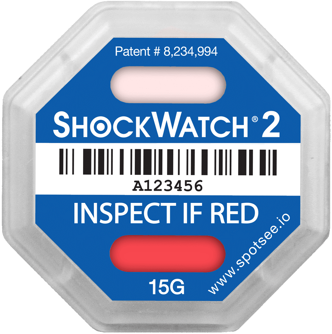 重量貨物向けの落下検知に最適！SpotSee社SHOCKWATCH2のご紹介【衝撃検知】