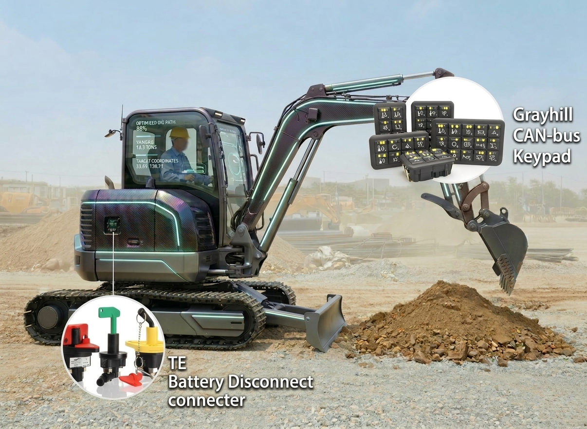 【建機設計者向け】耐環境性でメンテナンス激減｜採用実績アリ